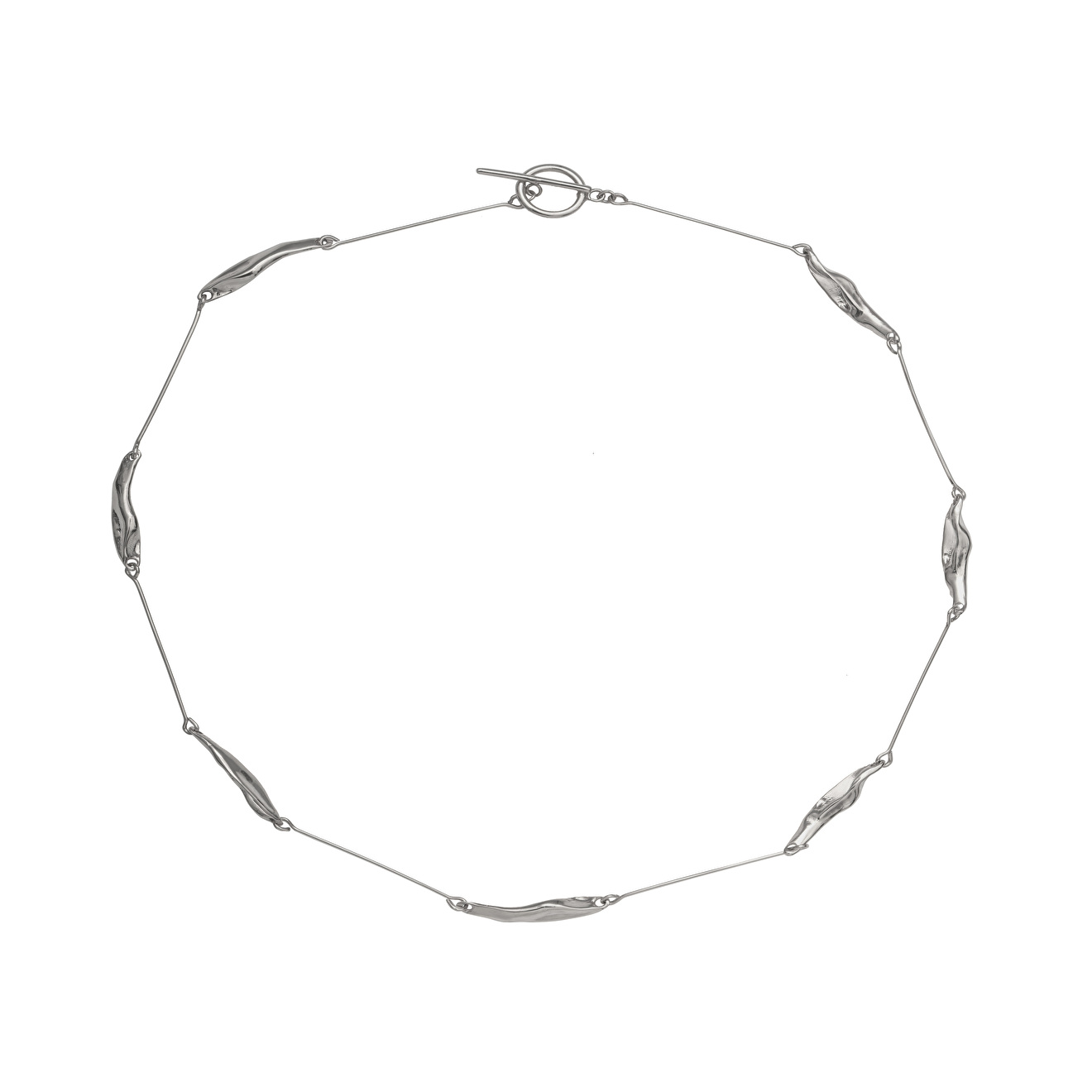Колье Ringstone Серебристое колье Le Chic
