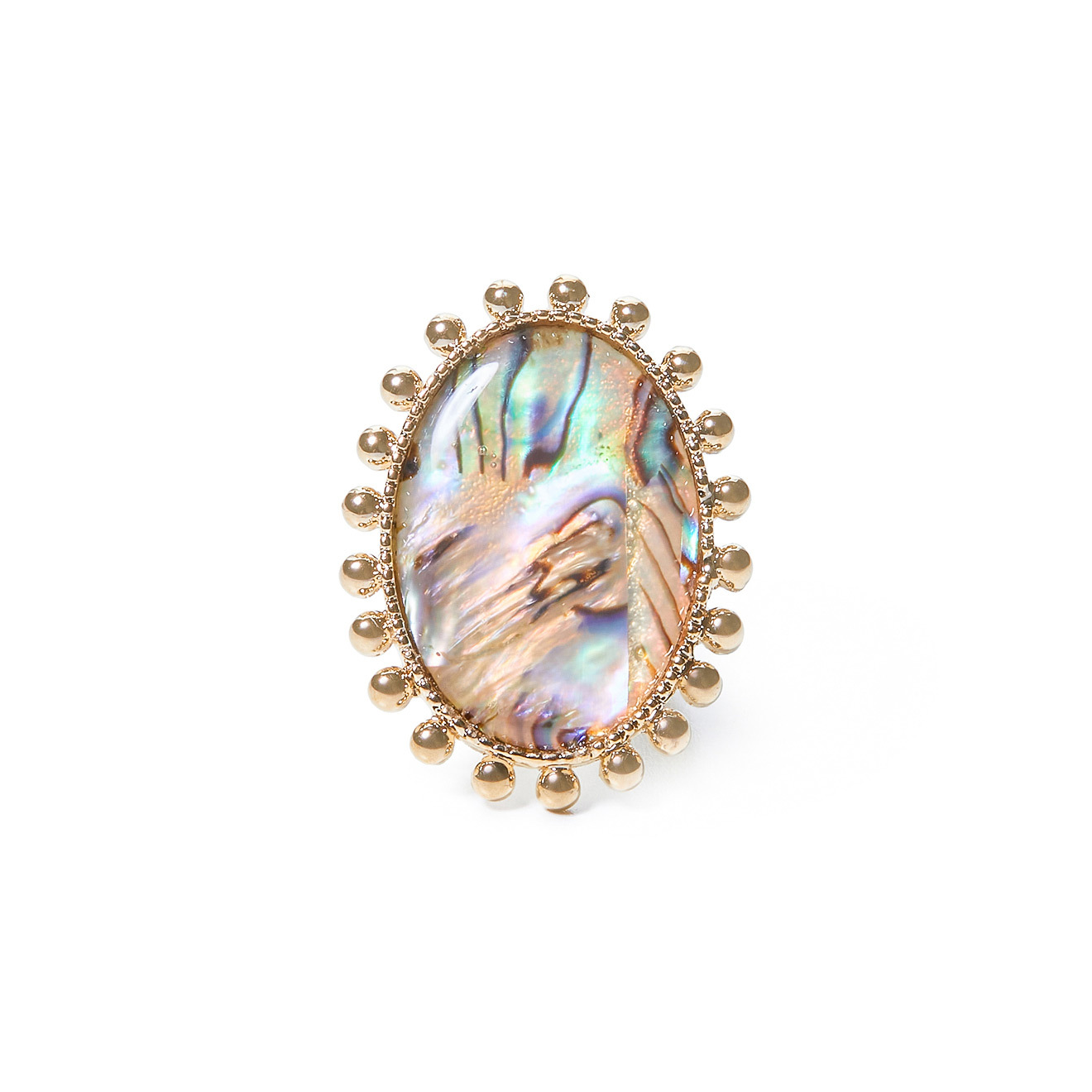 ring with mother-of-pearl insert