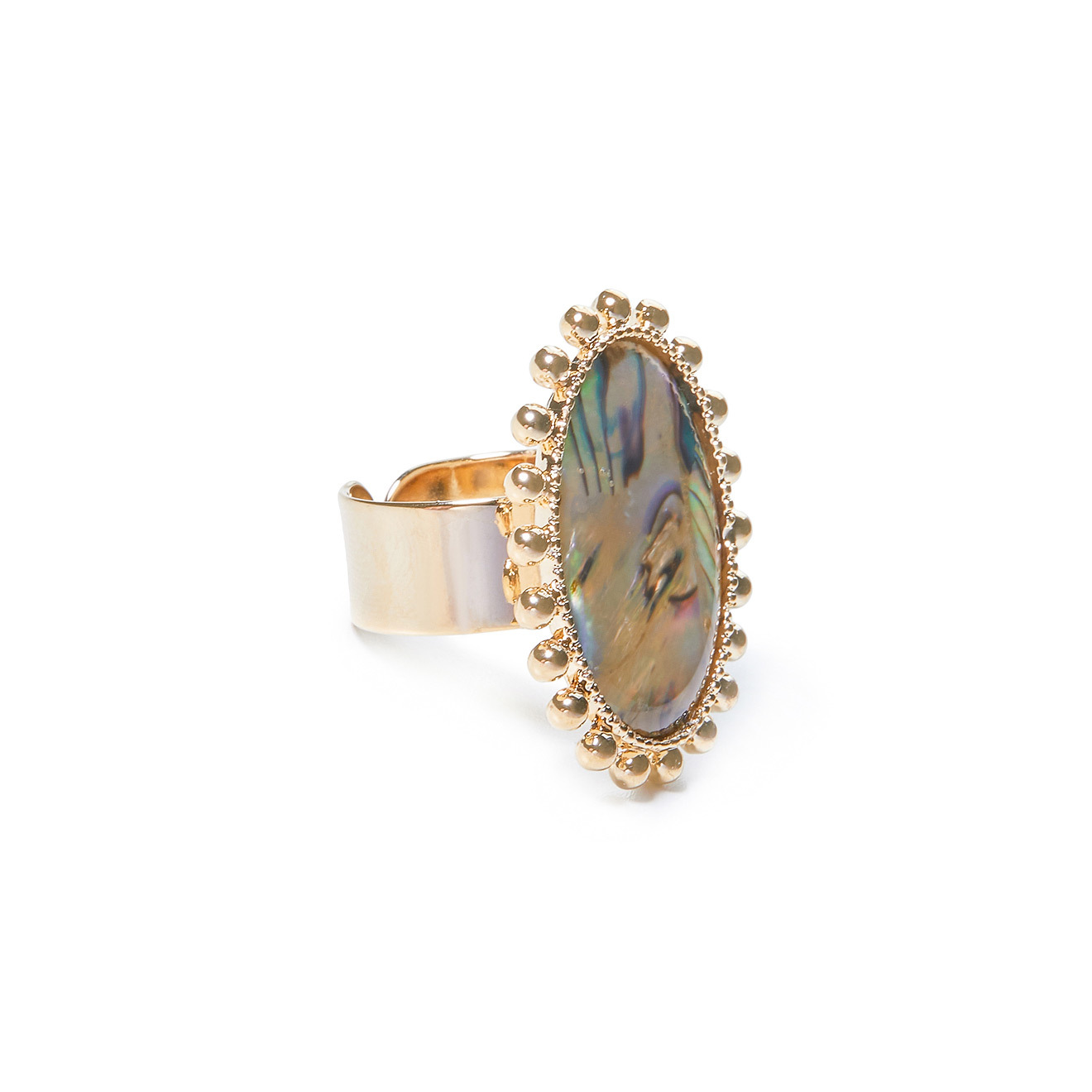 ring with mother-of-pearl insert
