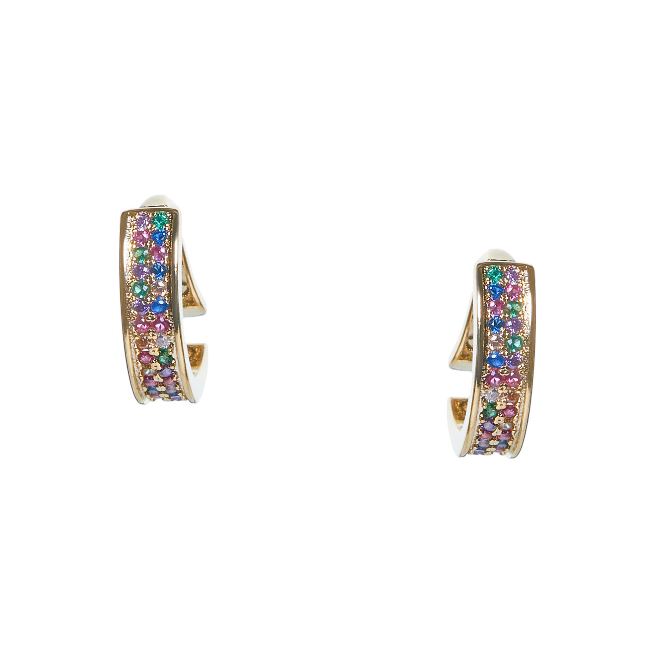 cuffs with colored crystals