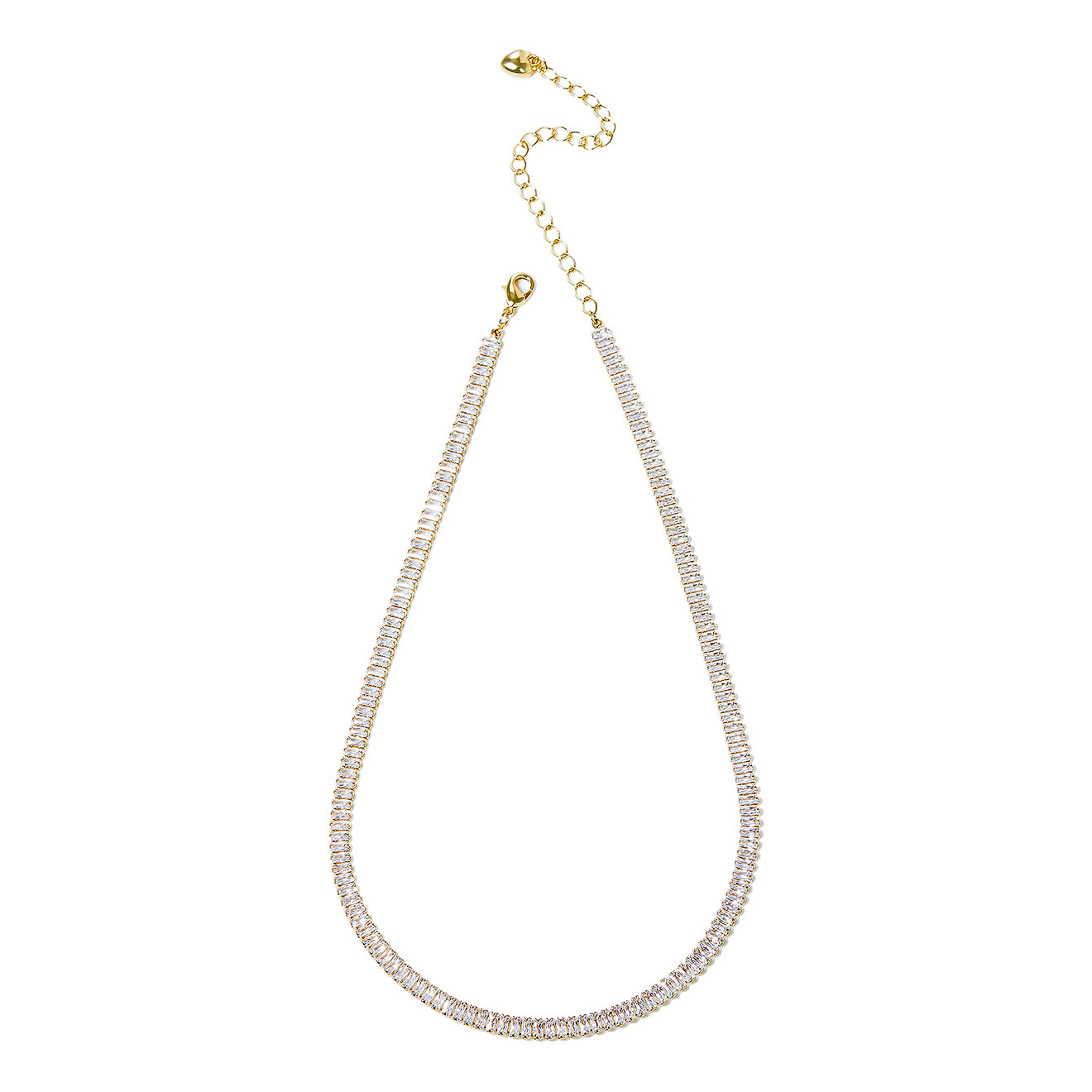 necklace with crystals