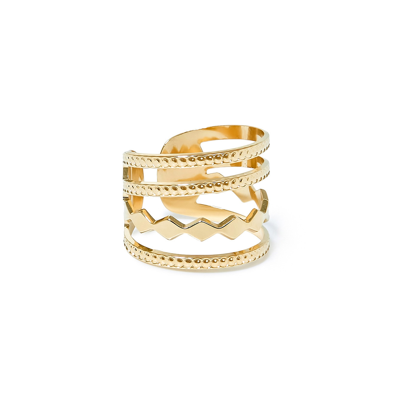 Позолоченное кольцо New York-Confetti