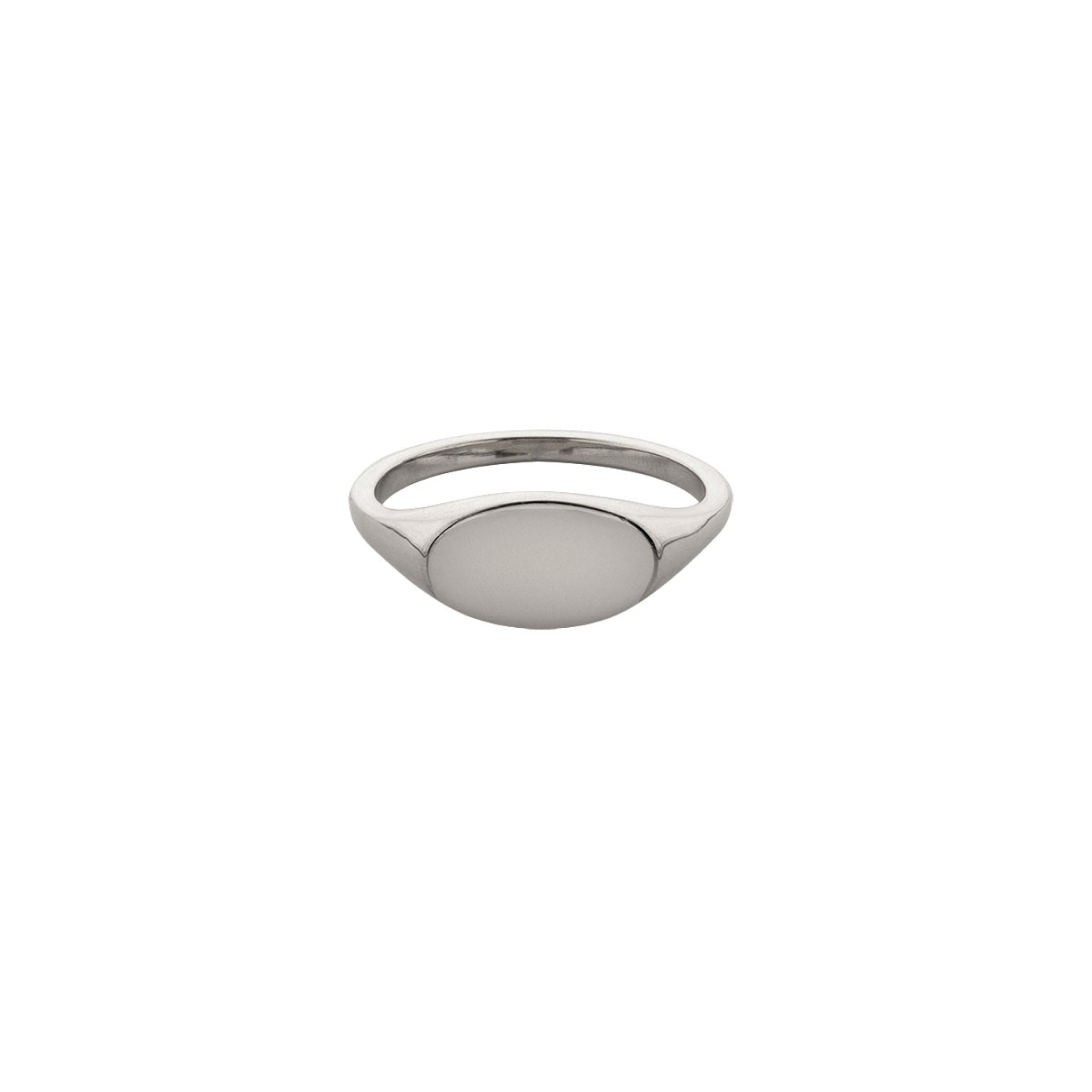 TONDEM Кольцо-печатка Blank из серебра