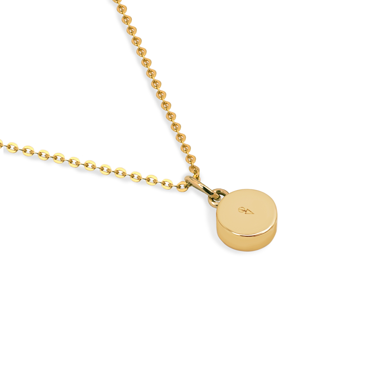 Necklace-circle of gold with opal