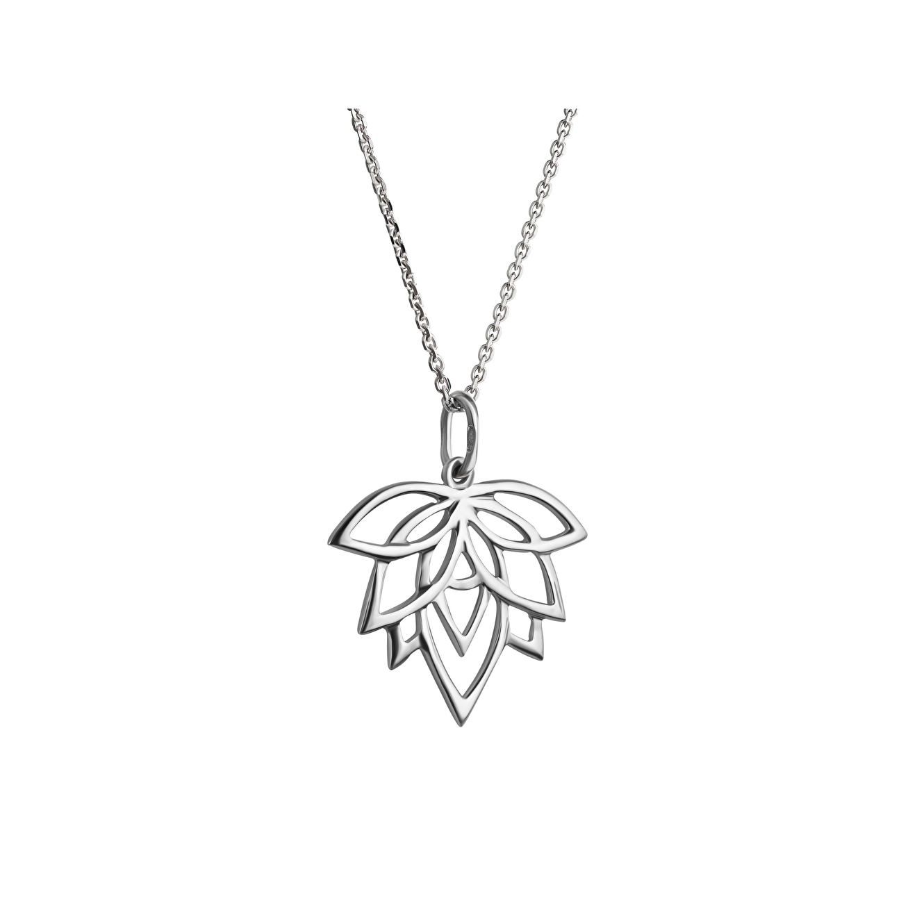 Silver pendant "Lotus"