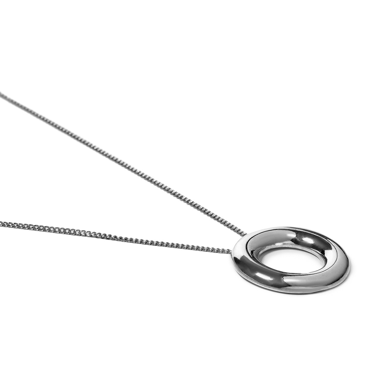 Серебристое колье Blaine
