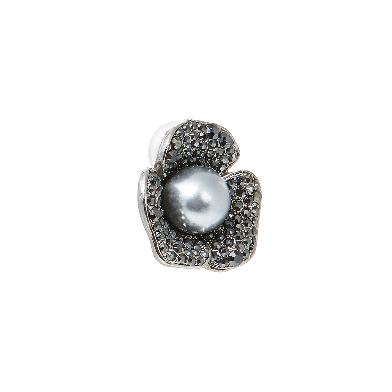 Серебристые серьги CAMELIA