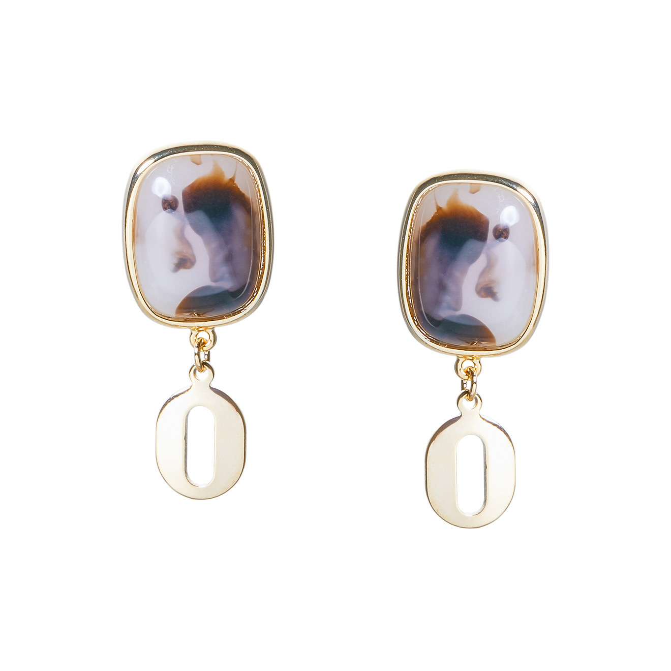 poussettes with black-mother-of-pearl stones