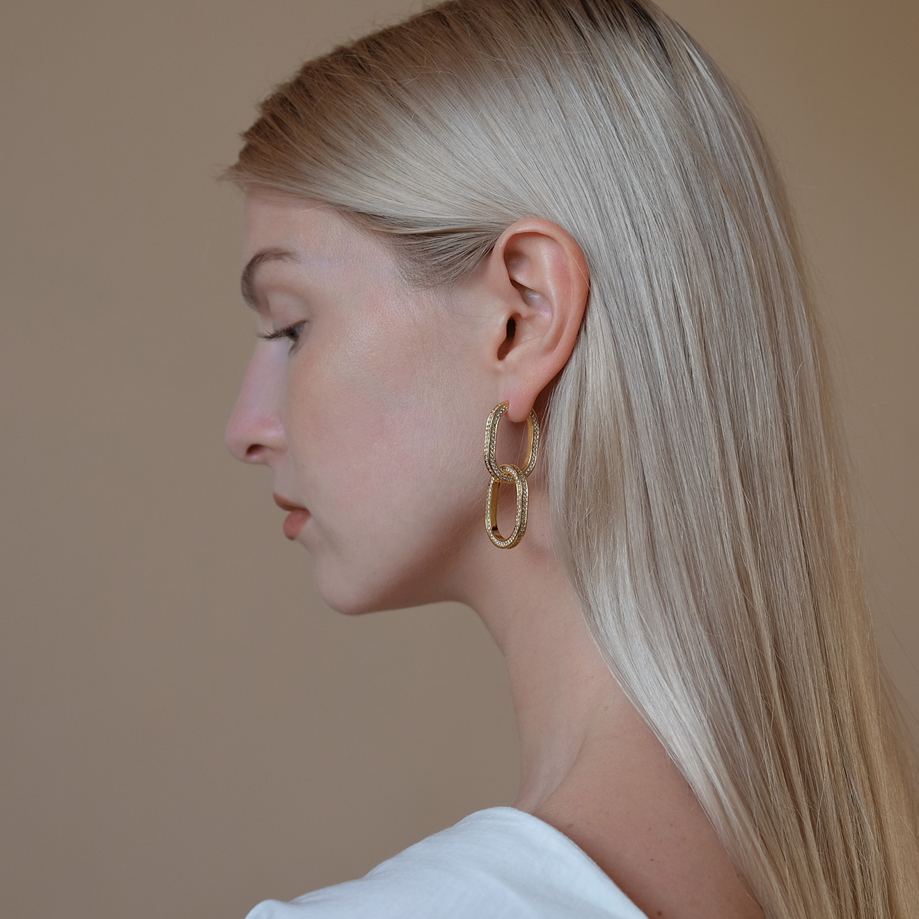 transformer earrings with crystals
