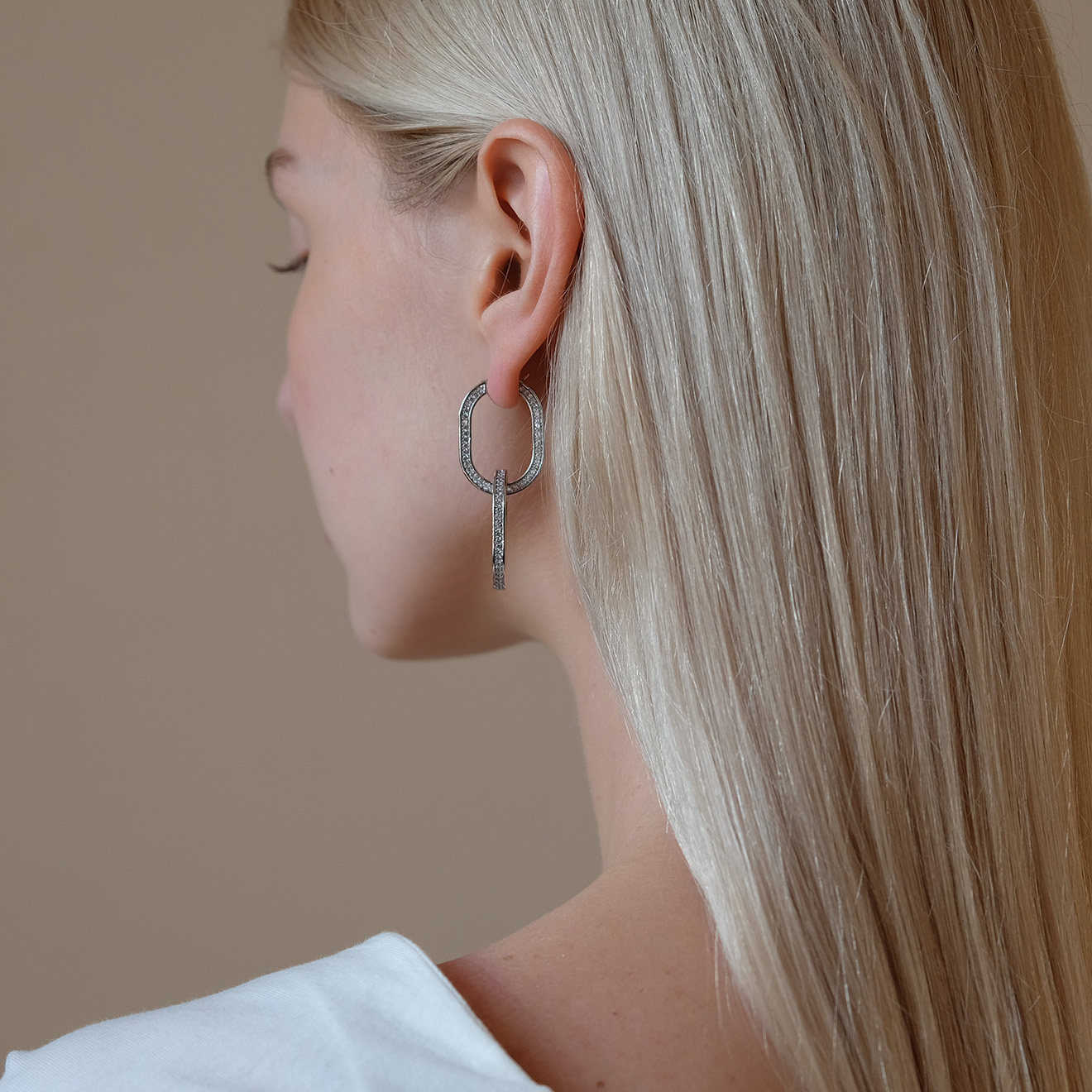 transformer earrings with crystals
