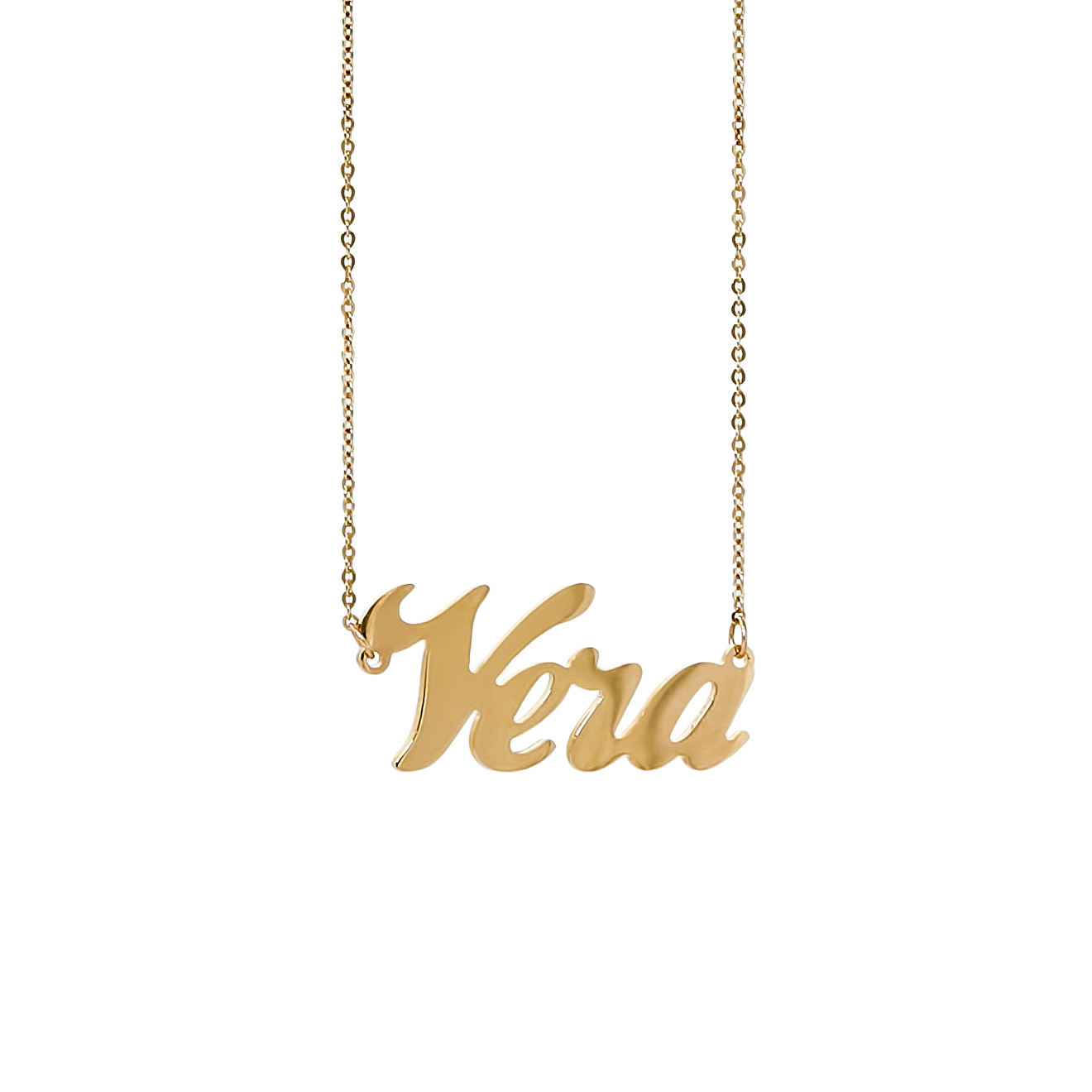 Personalized pendant made of gold Vera