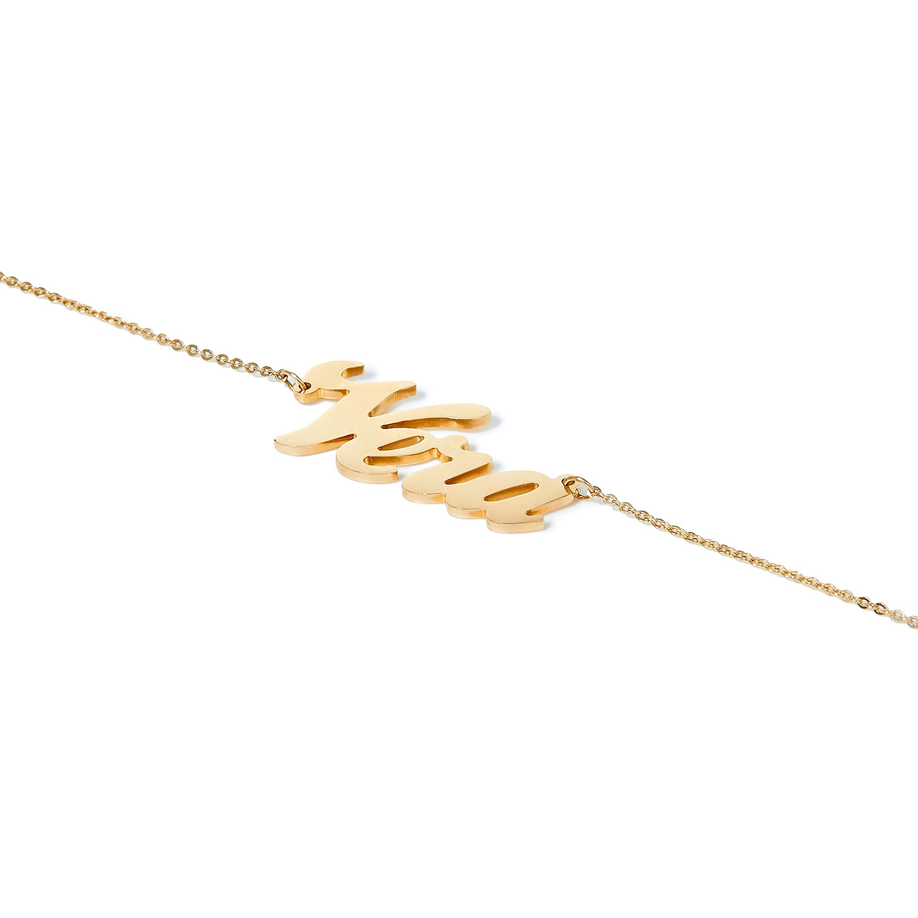 Personalized pendant made of gold Vera