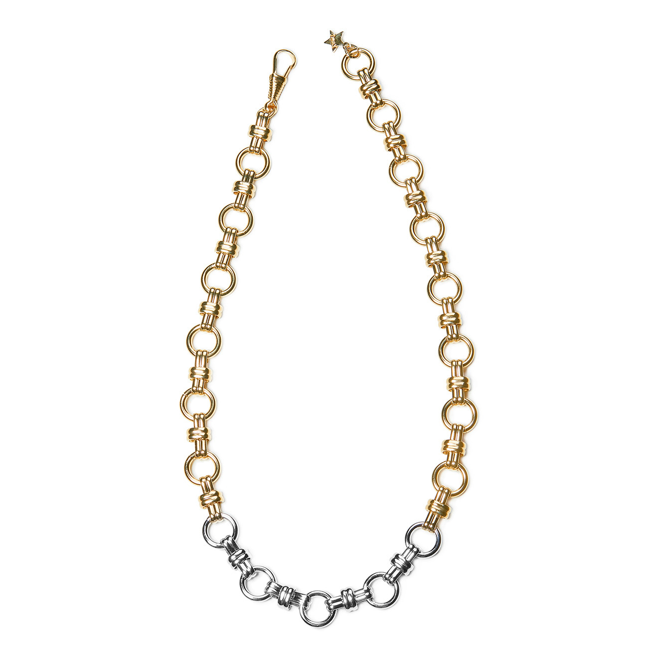 Bicolor necklace-BRIDE chain
