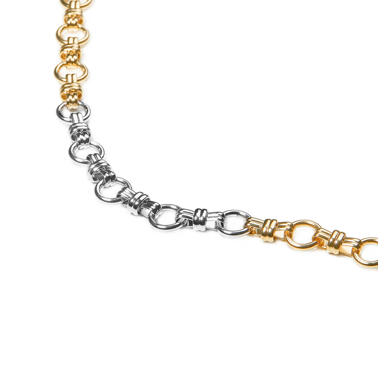 Bicolor necklace-BRIDE chain