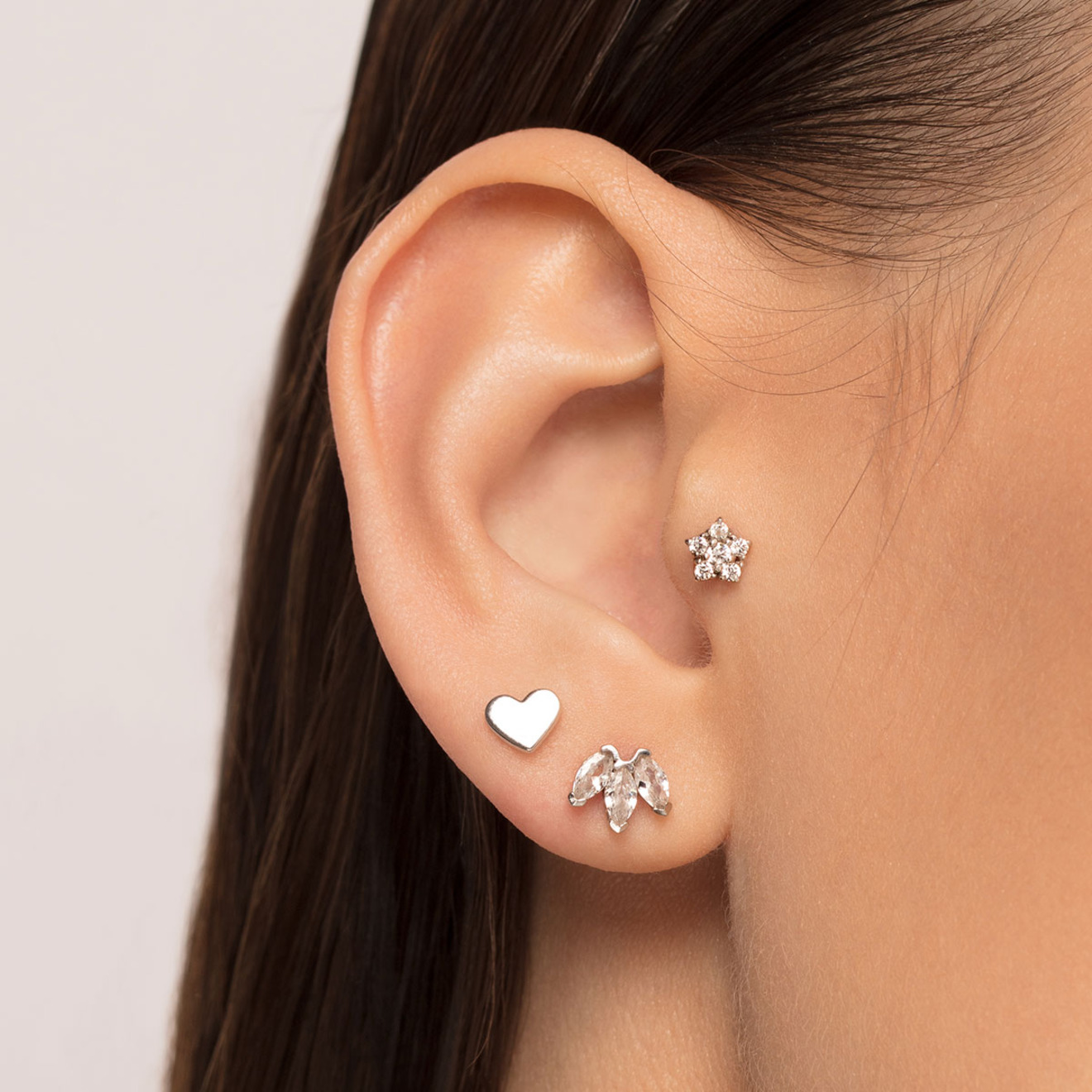 Cheat-a heart made of silver, from the Piercing collection