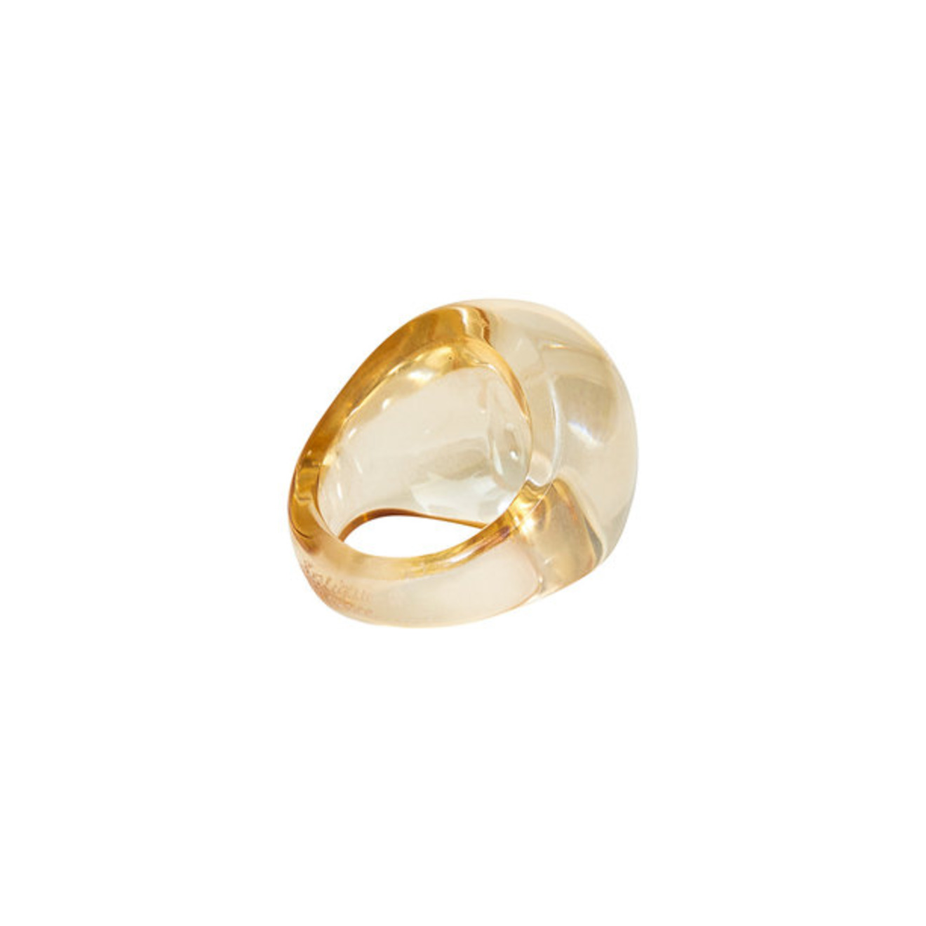 Кольцо Gold crystal cabochon
