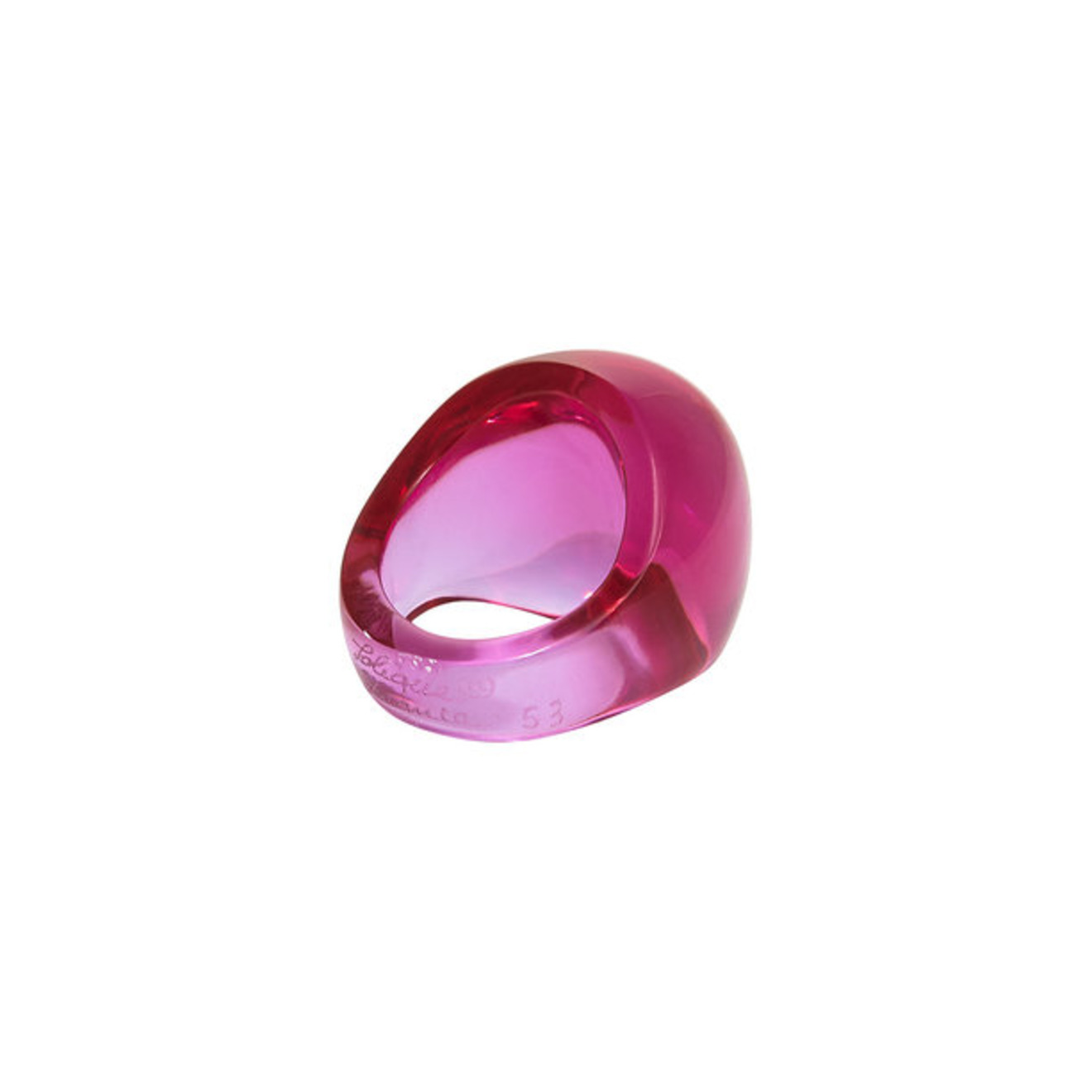 Кольцо Fuchsia crystal cabochon