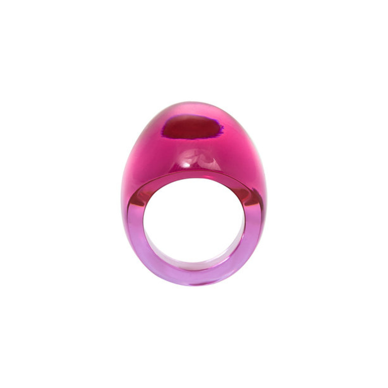 Кольцо Fuchsia crystal cabochon