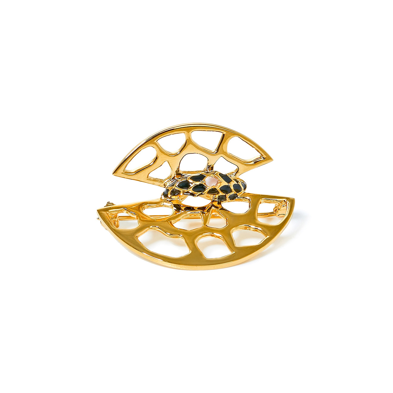 Eurydice brass brooch, from the Opera collection