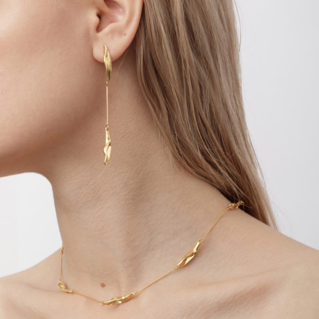 Позолоченные серьги Le Chic