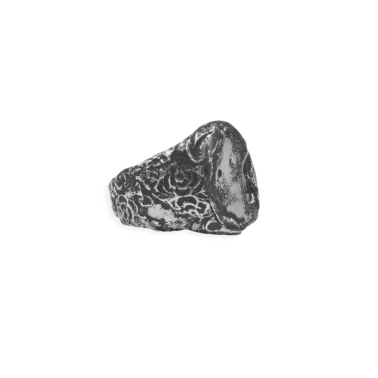 Textured NOX seal made of silver