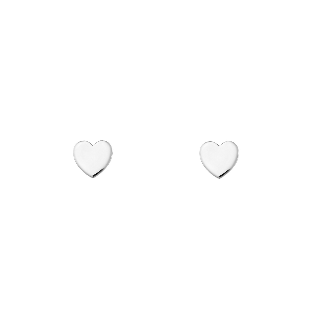 XXS heart busets in white gold