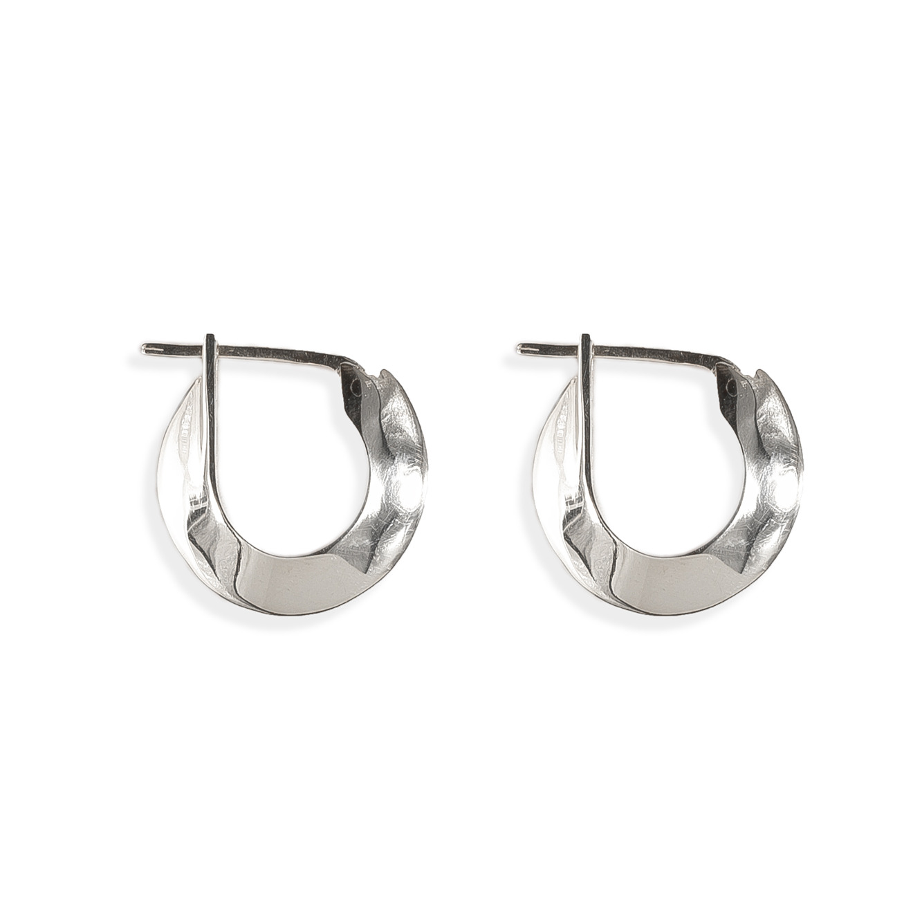BASE01 S Silver Ring Earrings