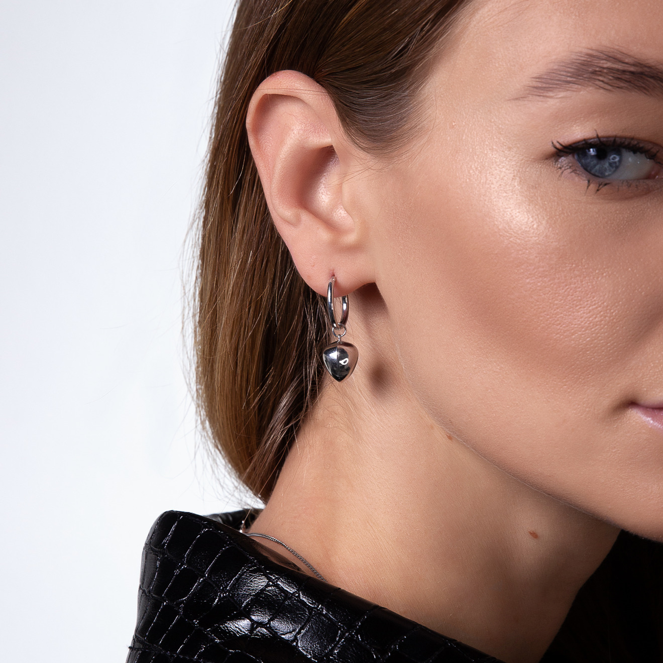 Серьги из серебра BASE02 S