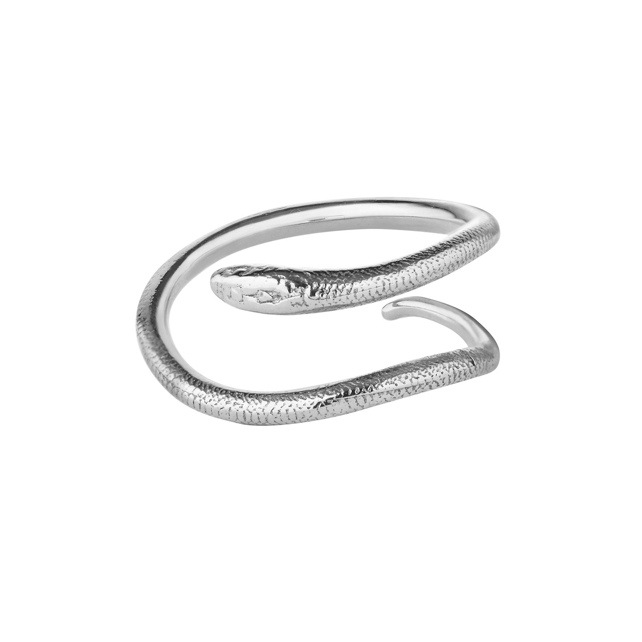 Ms. Marble Кольцо-змея из серебра Awakening ms marble двойное позолоченное кольцо из серебра karma