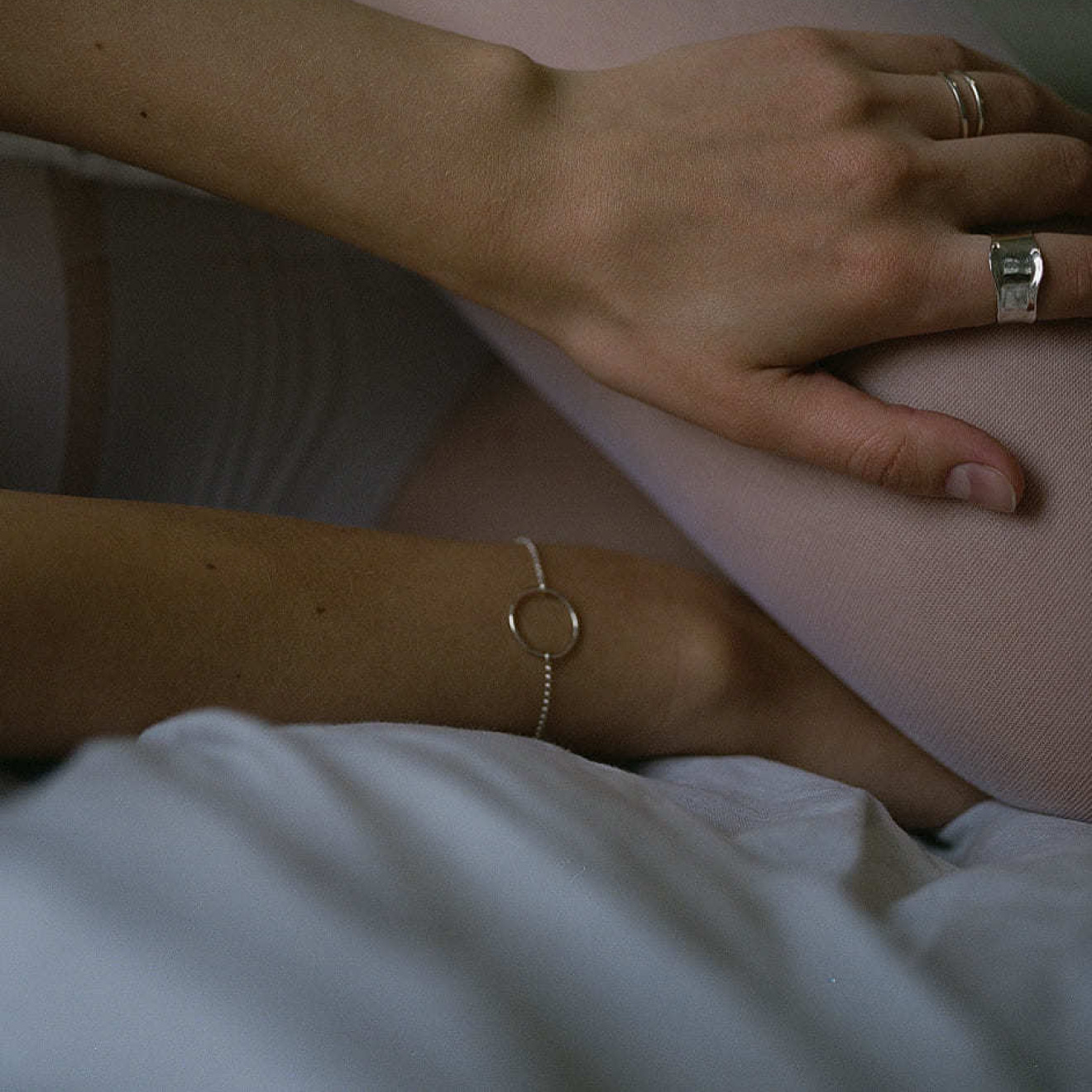 Karma Silver Bracelet