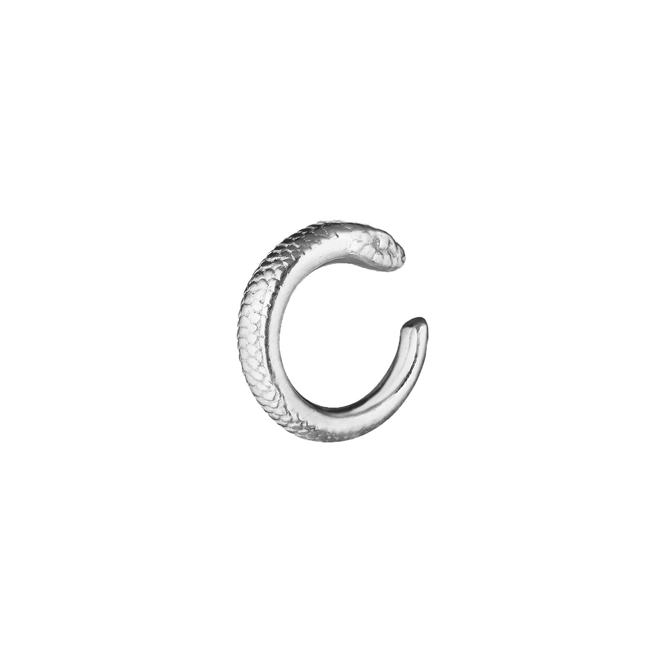 Большой кафф-змея из серебра Movement