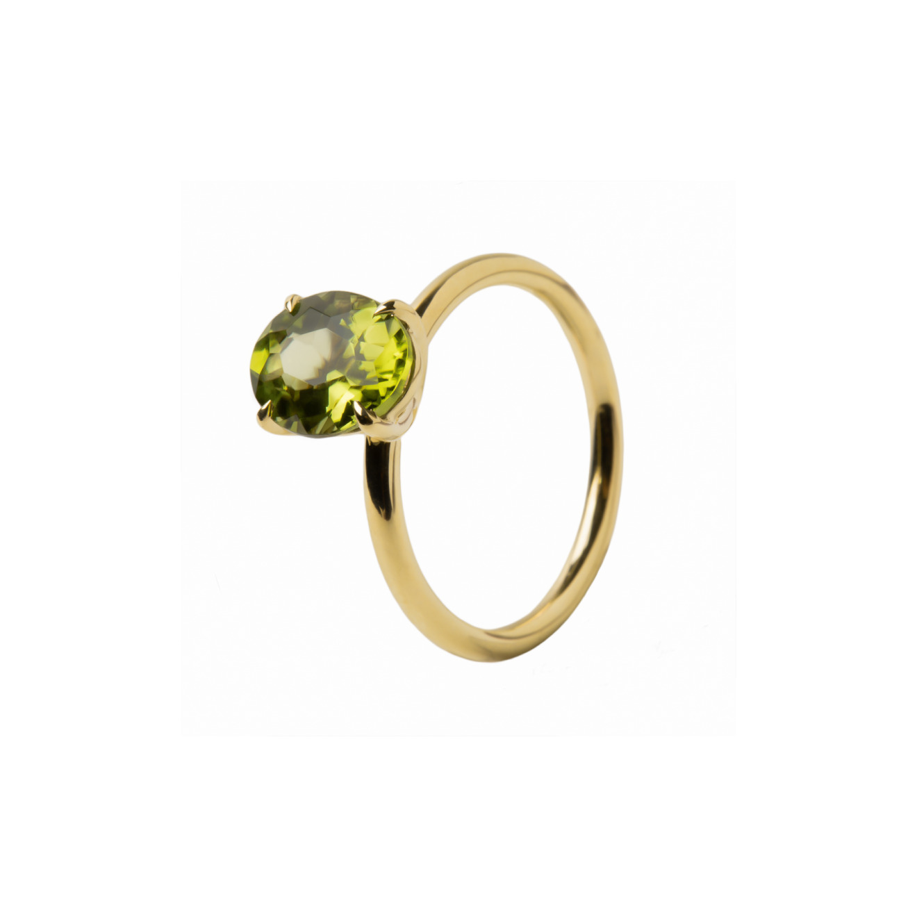 Кольцо из золота с перидотом Vrindavan Peridote