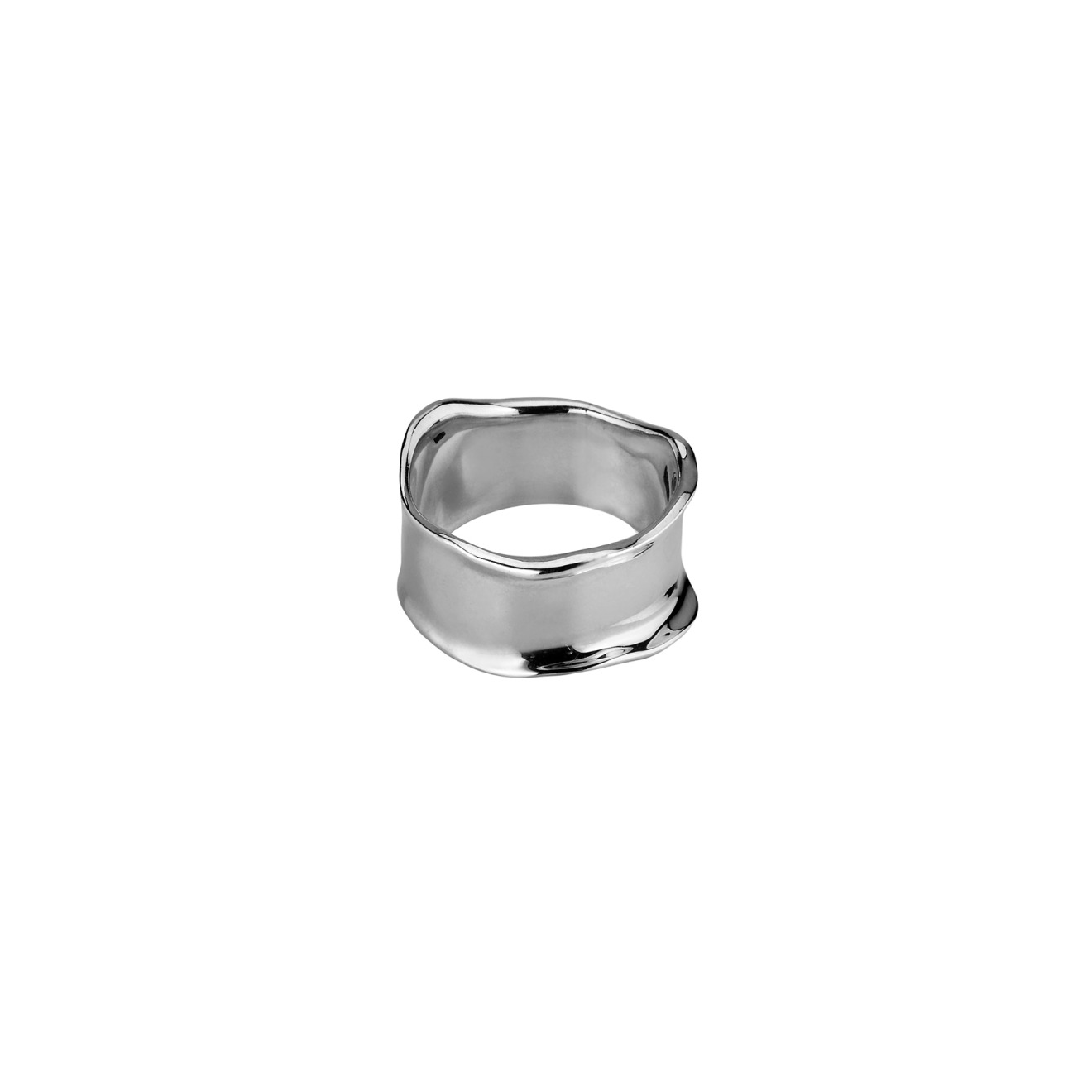 Ms. Marble Широкое кольцо из серебра Sixth Sense ms marble двойное позолоченное кольцо из серебра karma