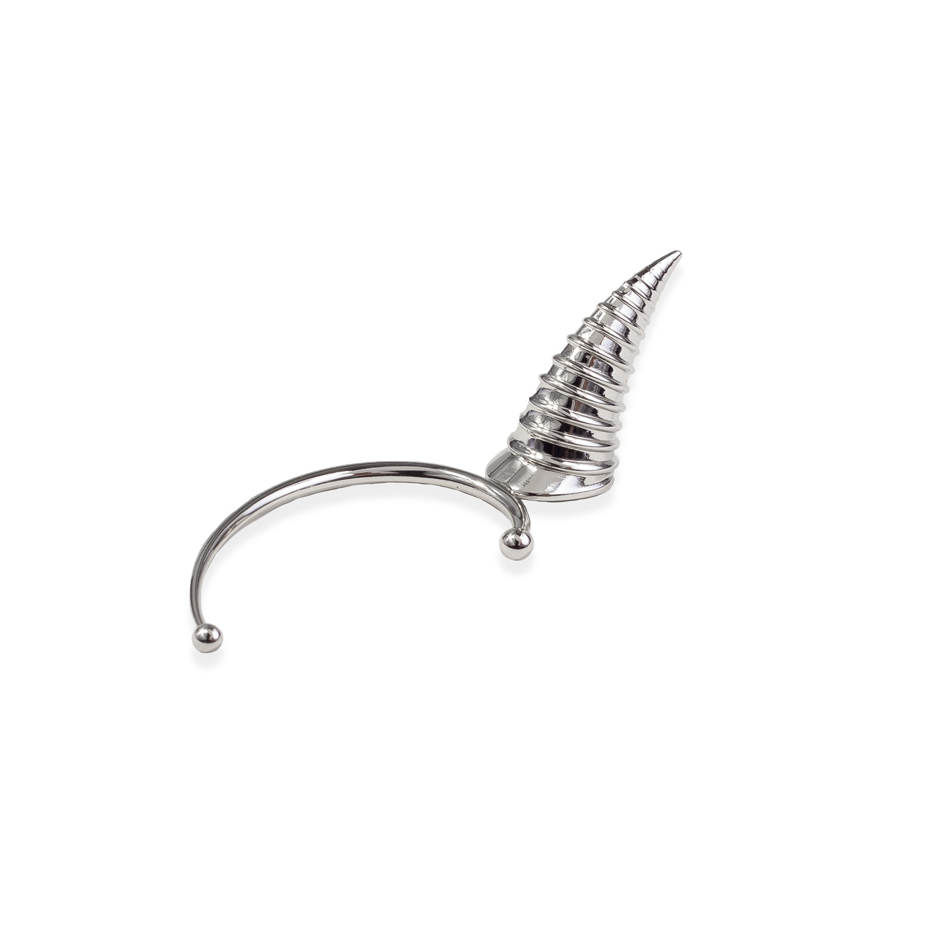 Silver Cuff Horn Unholy Right