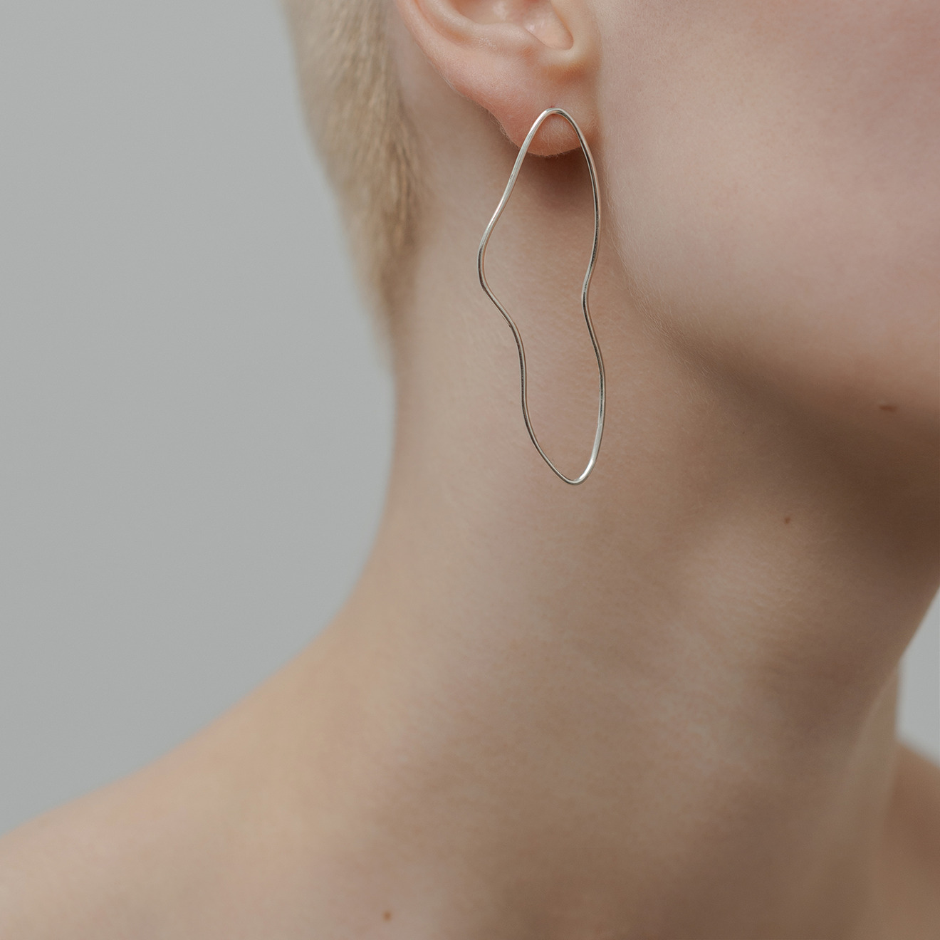 Серьги из серебра Empathy closed