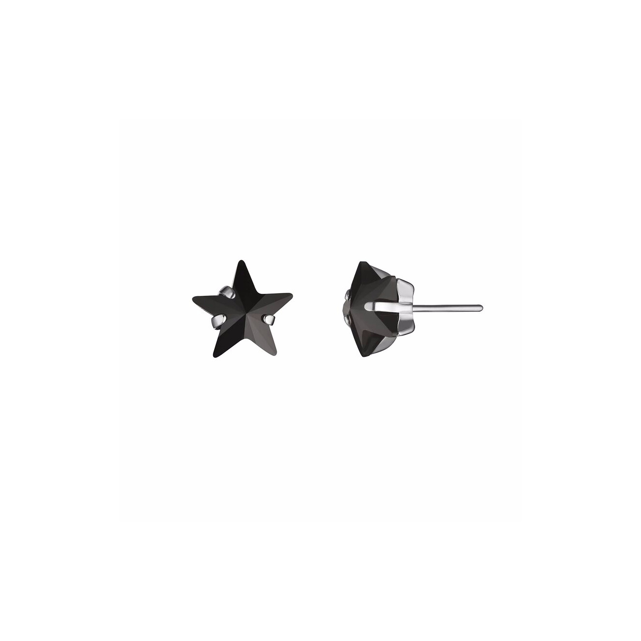 Pusets-stars with black crystals Star Black