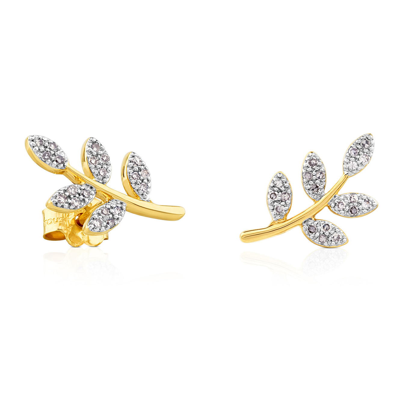 Серьги Gem Power из желтого золота с бриллиантами