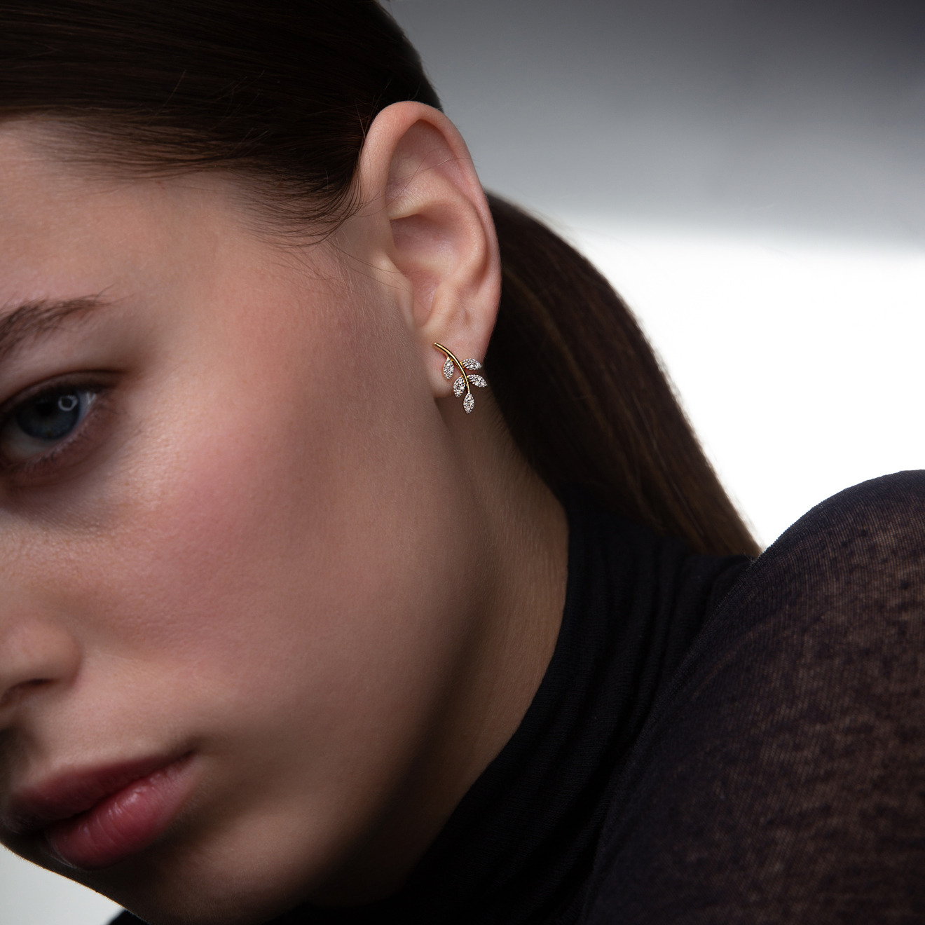 Серьги Gem Power из желтого золота с бриллиантами