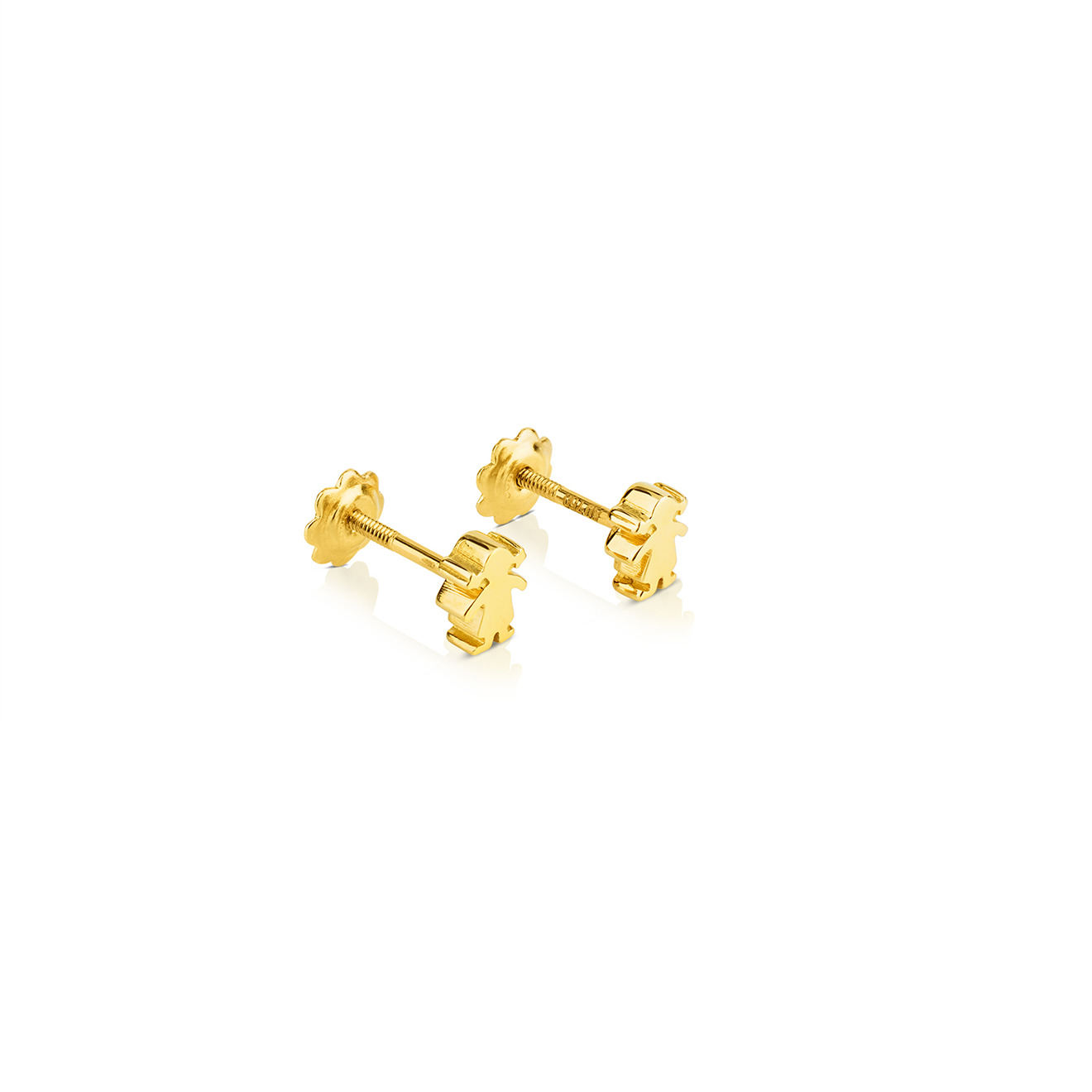Серьги Basics из желтого золота