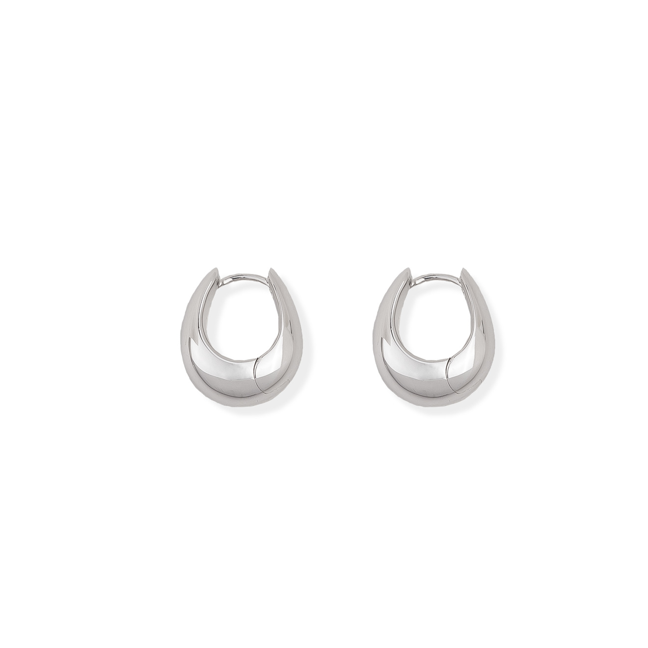 Small Silver Hoop Earrings
