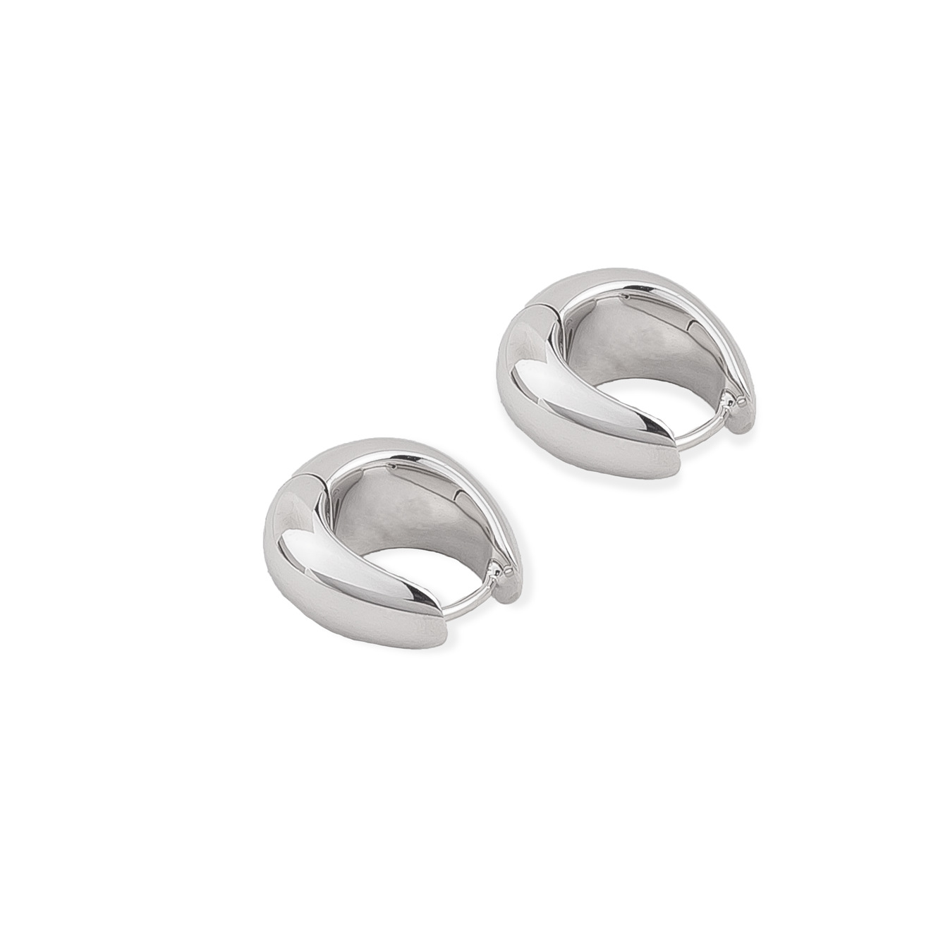 Small Silver Hoop Earrings