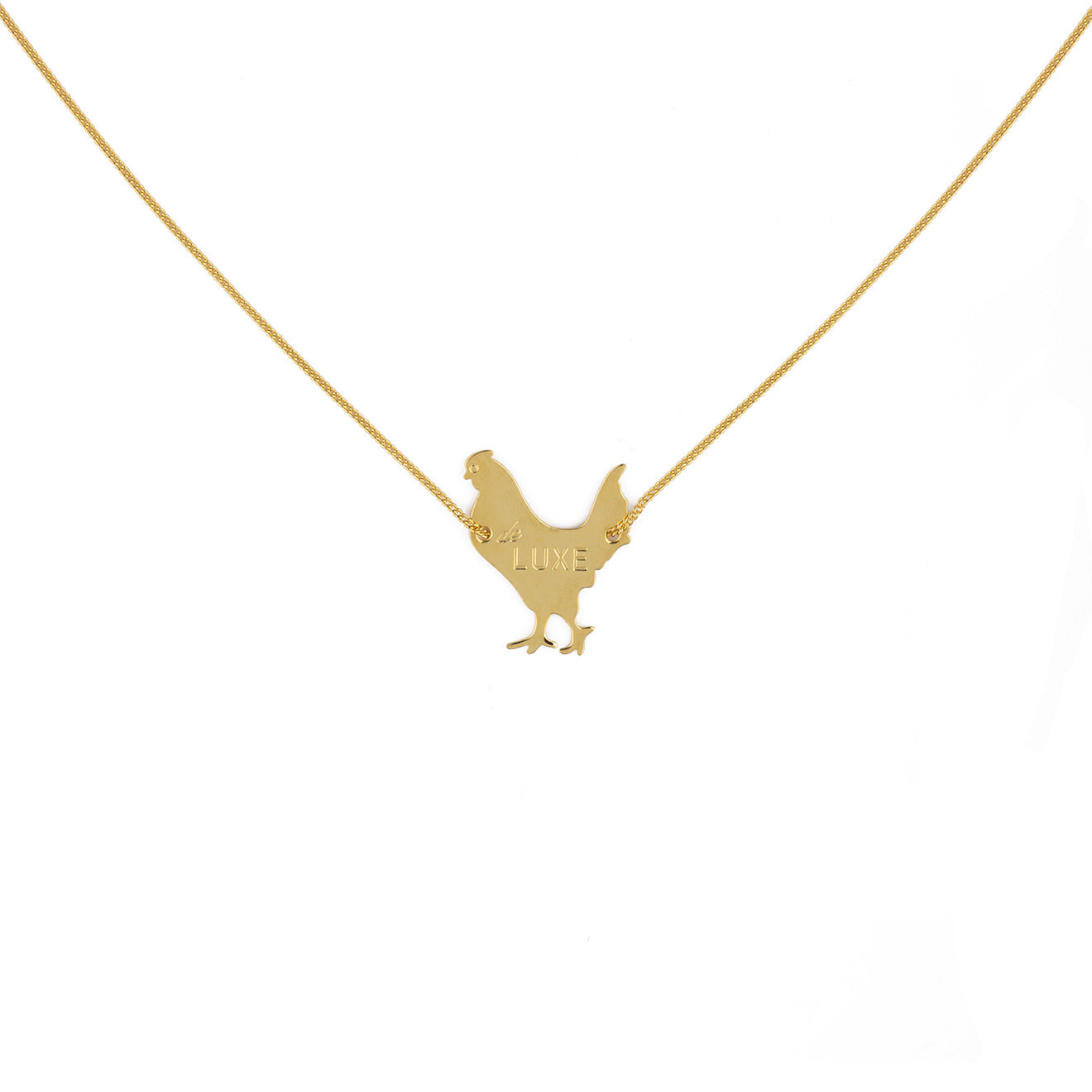 Позолоченное колье Luxe из серебра