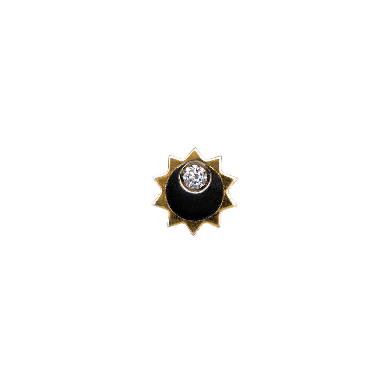 Monopusset made of gold with Astro Blue star diamond