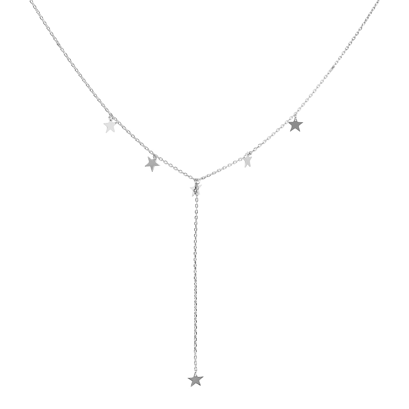 necklace-tie with star pendants
