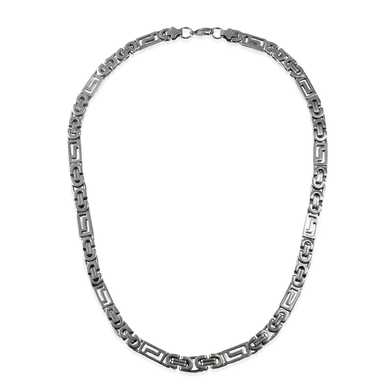 Steel chain with different links