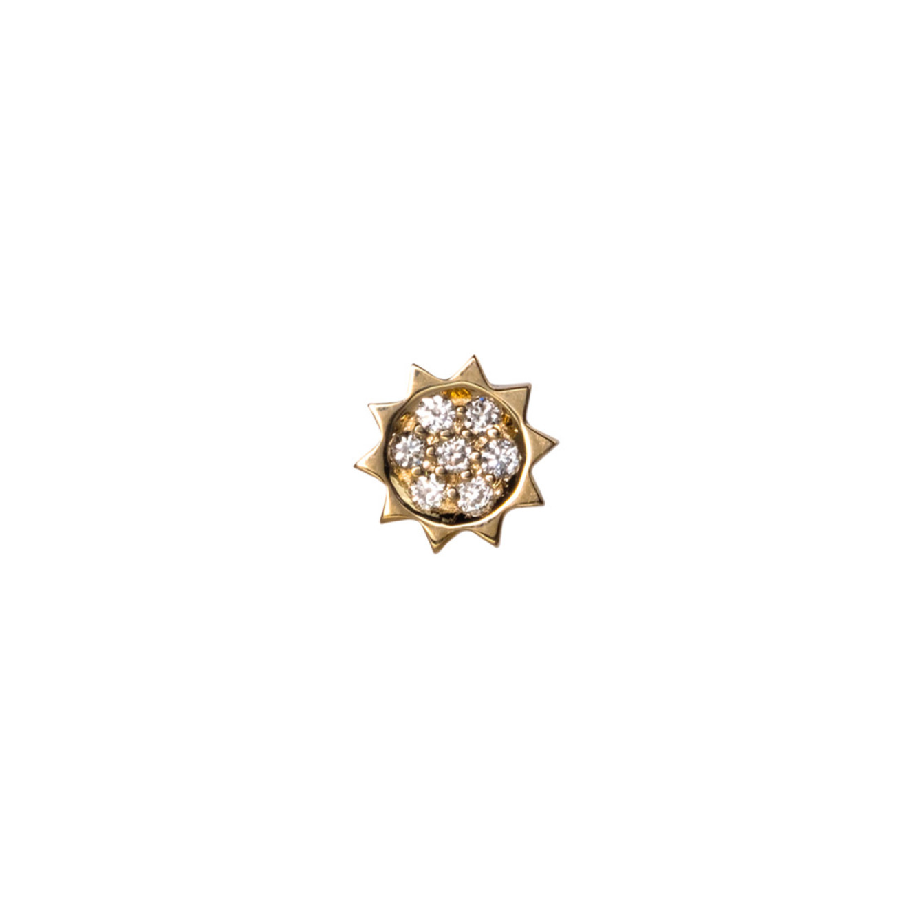 Монопусета из золота с бриллиантами Astro Diamonds star