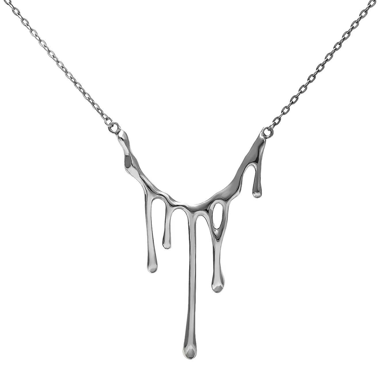 Серебряное колье Amalgama