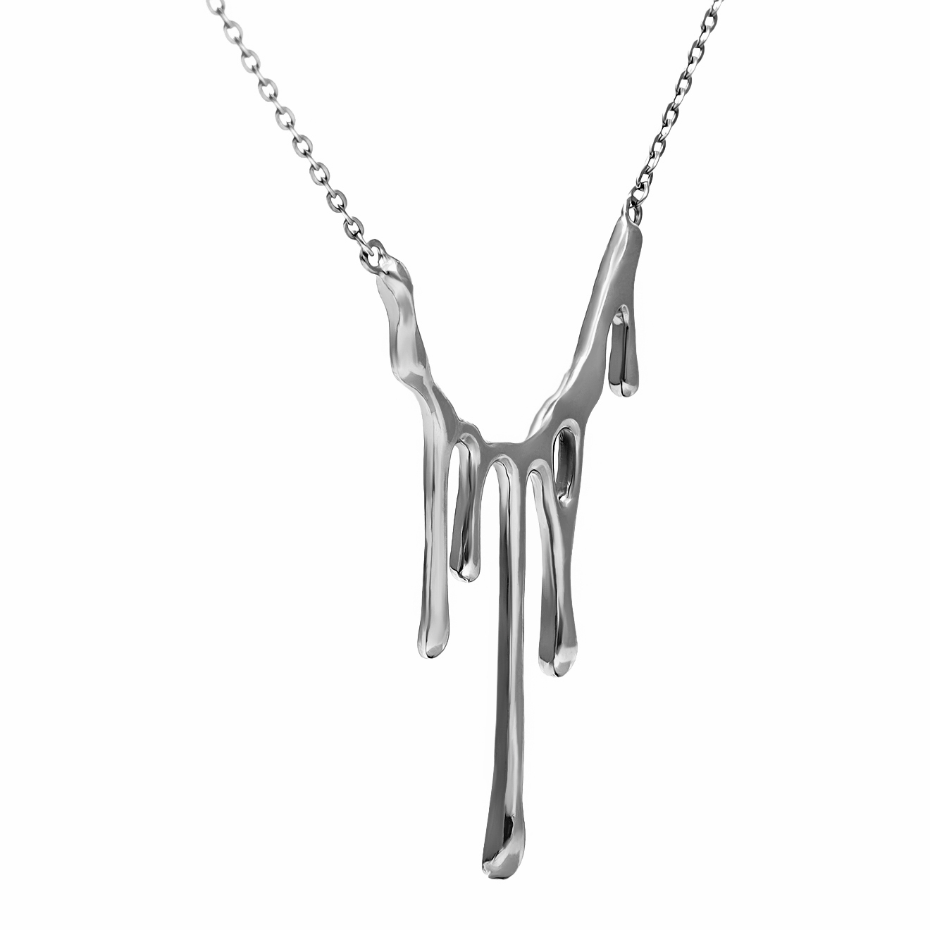 Серебряное колье Amalgama