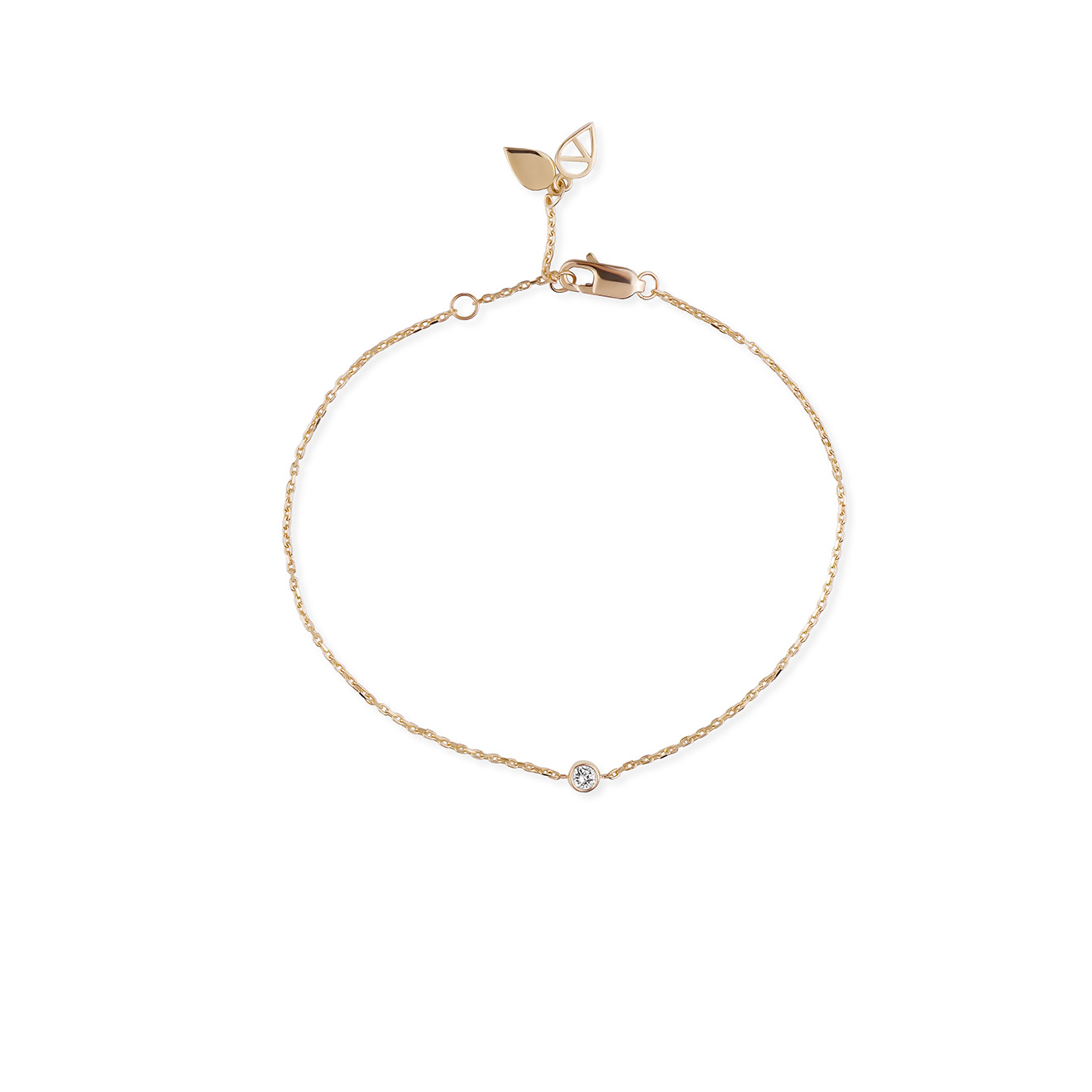 Astro Mono diamond gold bracelet