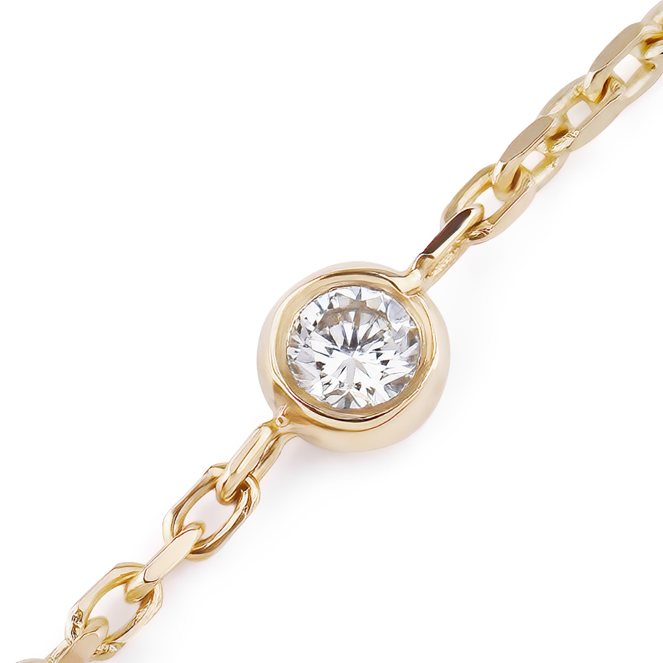 Astro Mono diamond gold bracelet